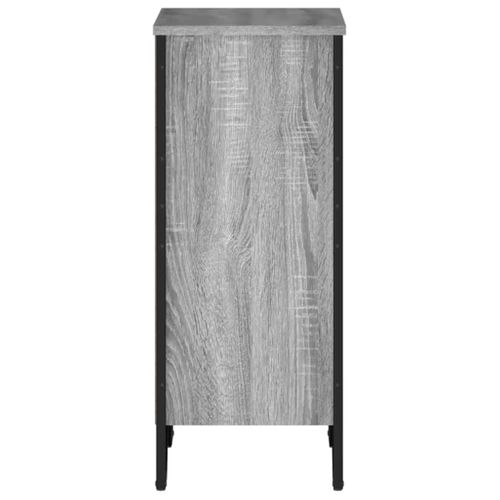 Bibliothèque Sonoma Gris 50x31x74,5 Cm Bois D'ingénierie