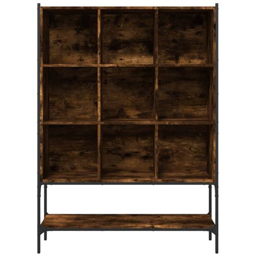 Bibliothèque Chêne Fumé 102x30x141,5 Cm Bois D'ingénierie