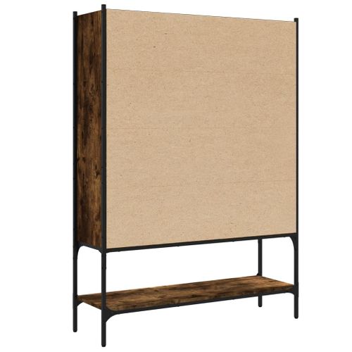 Bibliothèque Chêne Fumé 102x30x141,5 Cm Bois D'ingénierie