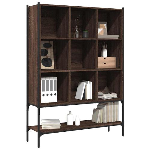 Bibliothèque Chêne Marron 102x30x141,5 Cm Bois D'ingénierie