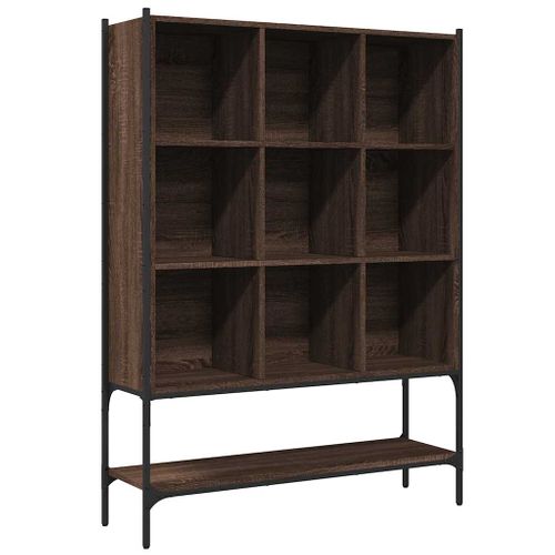 Bibliothèque Chêne Marron 102x30x141,5 Cm Bois D'ingénierie