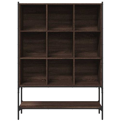 Bibliothèque Chêne Marron 102x30x141,5 Cm Bois D'ingénierie