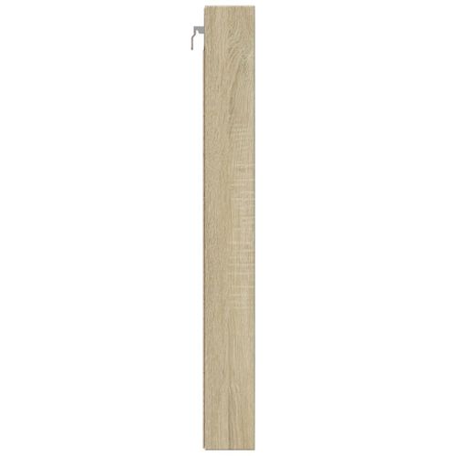 Armoire à Vitrine Chêne Sonoma 100x8,5x75 Cm Bois D'ingénierie