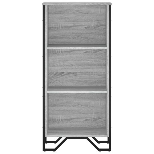 Bibliothèque Sonoma Gris 50x31x106 Cm Bois D'ingénierie