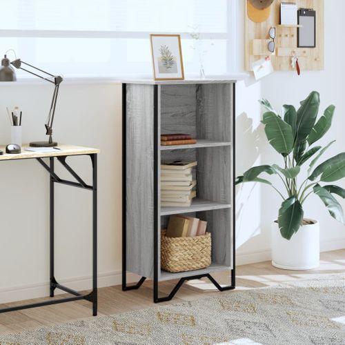 Bibliothèque Sonoma Gris 50x31x106 Cm Bois D'ingénierie