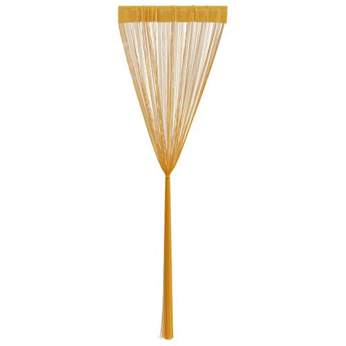 Rideaux à Fils 2 Pièces Or 140x250 Cm