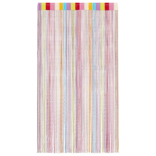 Rideaux à Fils 2 Pièces Multicolore 100x250 Cm