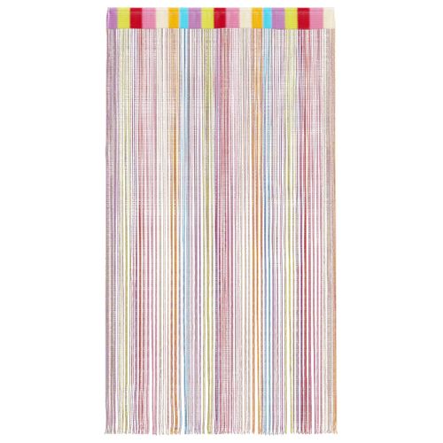 Rideau En Fils 2 Pièces 140 X 250 Cm Multicolore