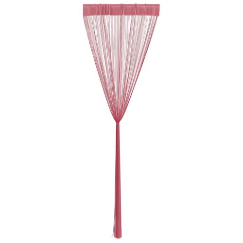 Rideaux à Fils 2 Pièces Rose 100x250 Cm