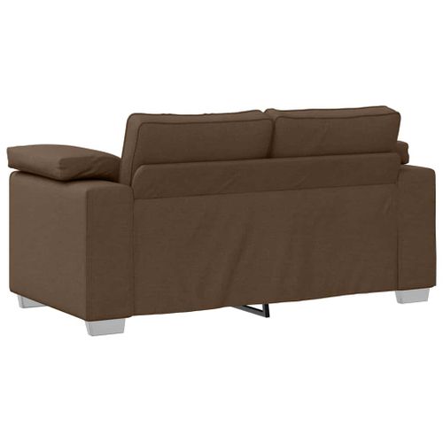 Canapé Avec Coussin Marron 160 X 77 X 82 Cm Tissu