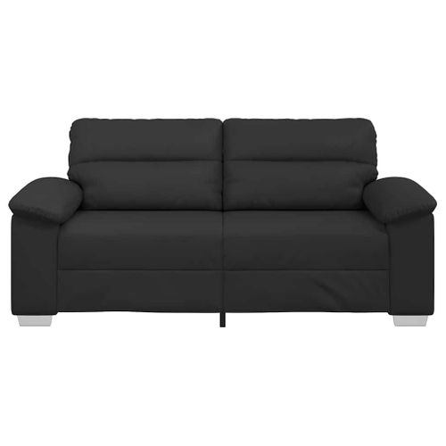 Canapé 2 Places Noir  182 x 81 x 84 cm  Simili