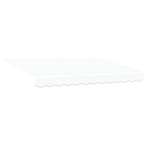 Auvent Rétractable Blanc 350 X 250 Cm Tissu