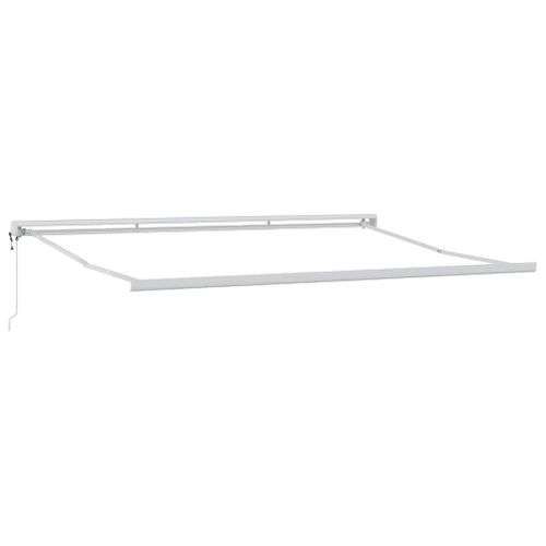 Auvent Rétractable Multicolore 400 ×300 Cm Tissu Et Métal