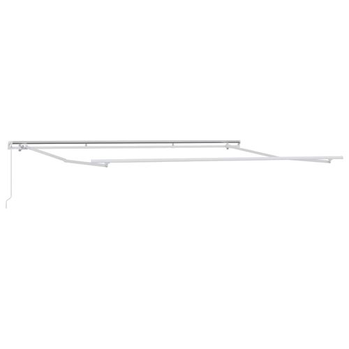 Auvent Rétractable Blanc 400 × 300 Cm Polyester