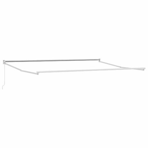 Auvent Rétractable Multicolore 450 × 300 Cm Polyester Et Métal