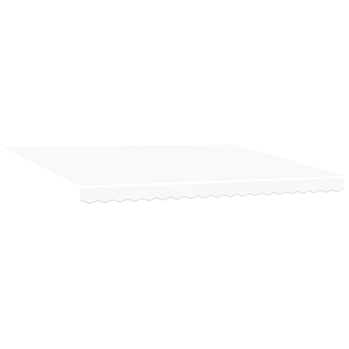 Auvent Manuel Rétractable Blanc 450x300 Cm