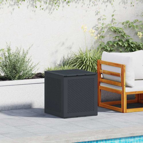 Boîte De Rangement De Jardin Anthracite 55 X 53 X 57 Cm