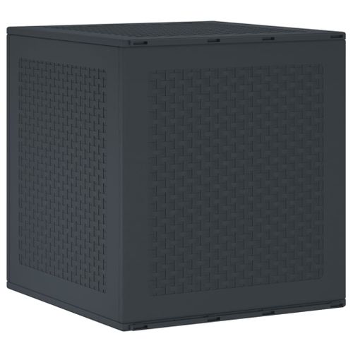 Boîte De Rangement De Jardin Anthracite 55 X 53 X 57 Cm