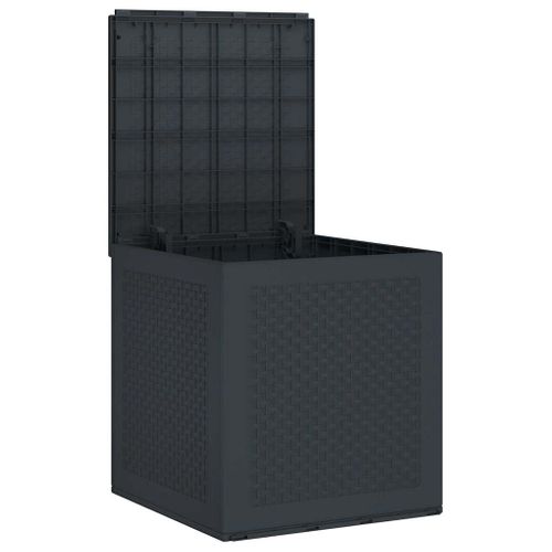 Boîte De Rangement De Jardin Anthracite 55 X 53 X 57 Cm