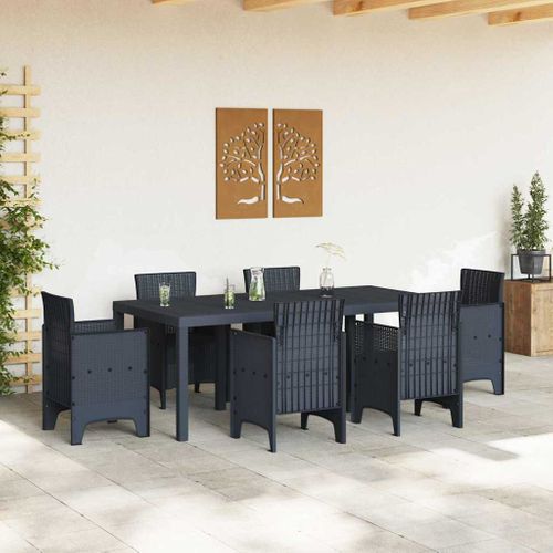 Table De Jardin Pour Repas Anthracite 200 X 100 X 73 Cm
