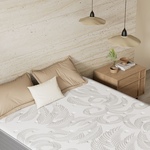 Matelas à Ressorts Ensachés 160x200 cm Epaisseur 22cm, 7 Zones