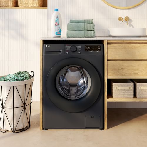 Lave-linge hublot LG F14R35MBS 10 kg Noir