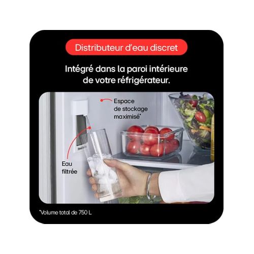 Réfrigérateur Américain 90cm 750l No Frost - Gmz765sbhj