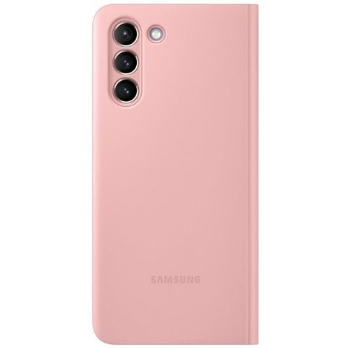 Coque Smart Clear View Cover S21 Rose