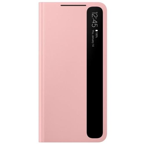 Coque Smart Clear View Cover S21 Rose