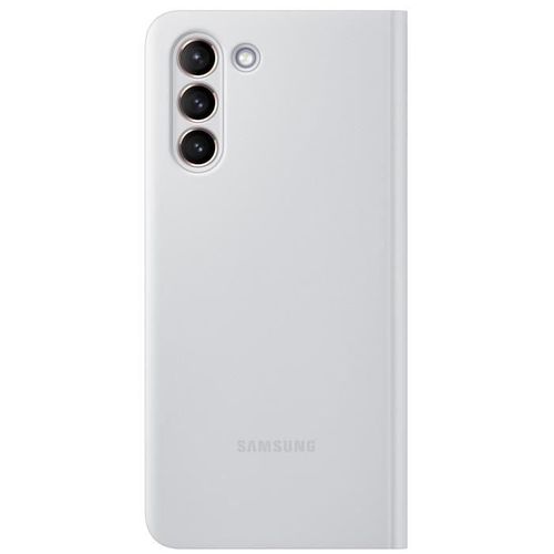 Coque Smart Clear View Cover S21 Gris Clair