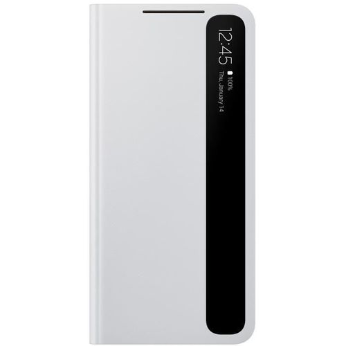 Coque Smart Clear View Cover S21 Gris Clair