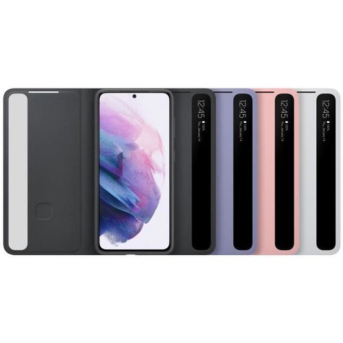 Coque Smart Clear View Cover S21 Gris Clair