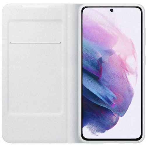 Coque Smart LED View Cover S21 Gris Clair