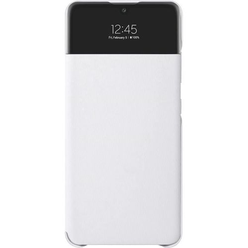 Coque Etui Smart View Galaxy A32 4g Blanc