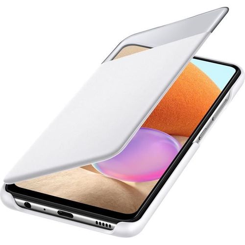 Coque Etui Smart View Galaxy A32 4g Blanc