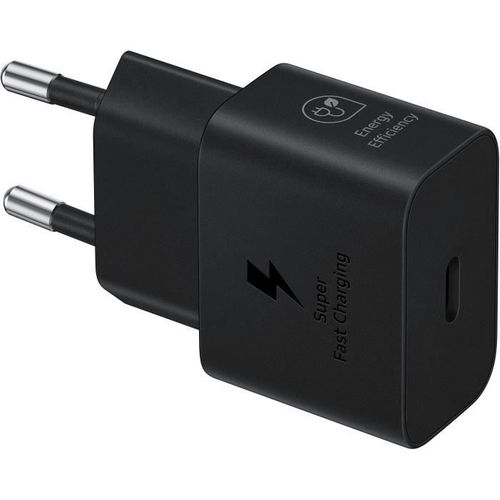 Chargeur Secteur Rapide 25w USB C Sans Câble Noir