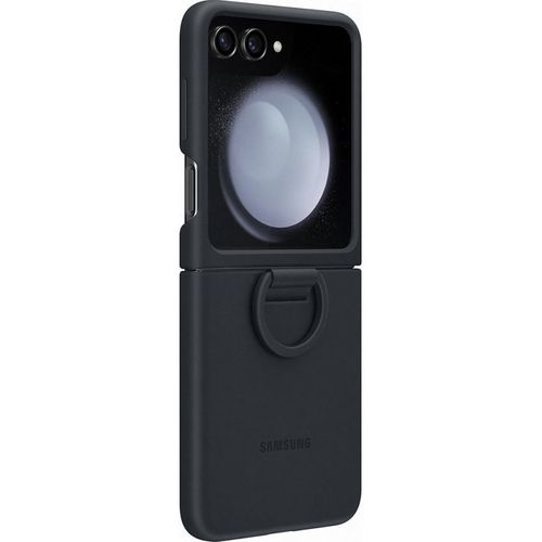 Coque En Silicone Avec Anneau Pour  Z Flip 5 Marine