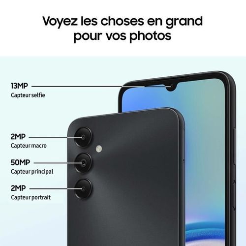 Smartphone  Galaxy A05s 6.7" Double Nano Sim 64 Go Noir