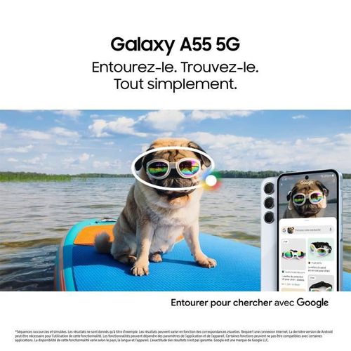 Smartphone  Galaxy A55 6,6" 5g Nano Sim 128 Go Lime