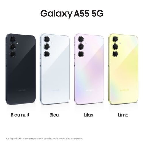 Smartphone  Galaxy A55 6,6" 5g Nano Sim 128 Go Lime
