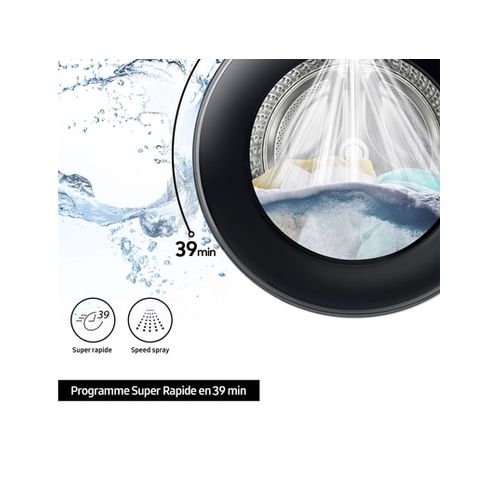 Lave-linge Hublot Ai Ecobubble™ Ww11dg6b25le - 11 Kg - Digital Inverter - L60 - 1400 Trs/min - A