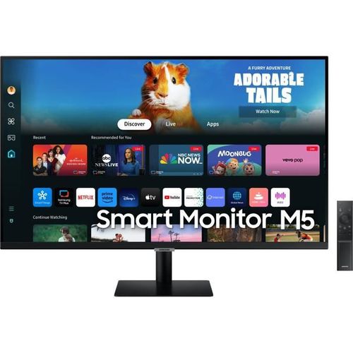 Écran PC - Smart Monitor M5 Cm500 - 27 Fhd - Dalle Va - 60hz - Hdr10 - HDMI - Enceintes - Noir