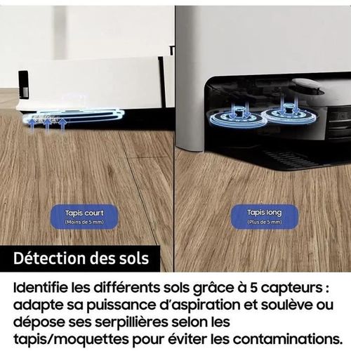 Aspirateur Robot Laveur -  Jet Bot Combo Ai Vr7md97a14g - Clean Station Désinfection Vapeur - Recon