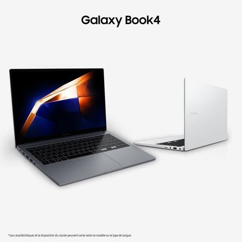 PC Portable - Galaxy Book4 - 15,6'' - Intel Core I5 1335u - 8 Go Ram - 256 Go Ssd - Gris - Windows