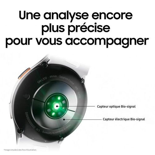 Montre Connectée Watch7 44mm Gris Argent Bluetooth