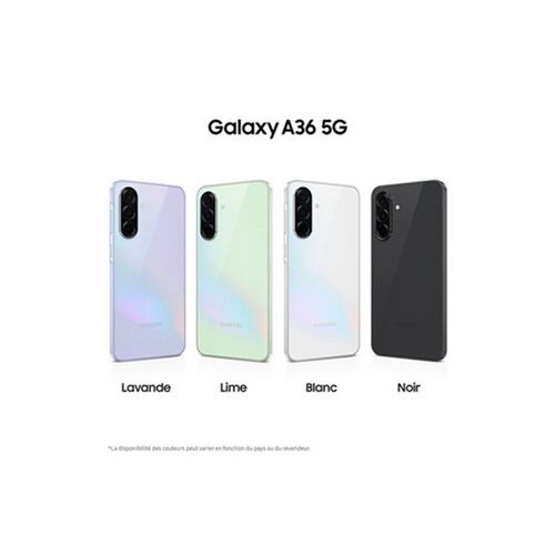 Smartphone Galaxy A36 6,7 5g Nano Sim 128 Go Noir