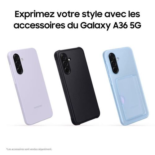 Smartphone Galaxy A36 6,7 5g Nano Sim 128 Go Blanc