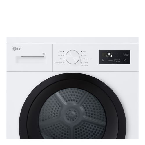 Sèche-linge hublot LG RH8N15WH 8kg Blanc