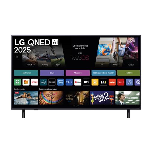 Téléviseur QNED AI 50'' 4K LG 126 cm 50QNED82A6B.AEU