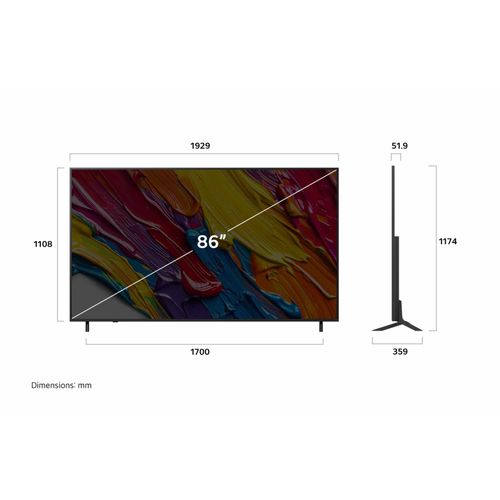 86qned82 - TV Qned 86" (217 Cm) - 4k Uhd 3840x2160 - Hdr10 - Smart TV - 3xhdmi 2.0 - Wifi